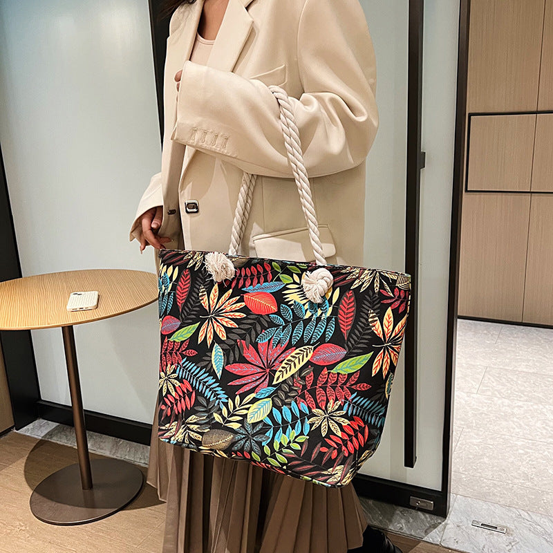 Wholesale Ethnic Style Canvas Shoulder Bag
